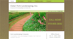 Desktop Screenshot of carylandscapingcontractor.com